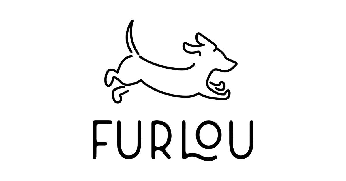 FURLOU brand logo for stylish dog accessories