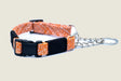 Adventure Style Flat Weave Climbing Rope Martingale Dog Collar