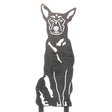 Belgian Malinois Metal Silhouette by My Metal Rescue