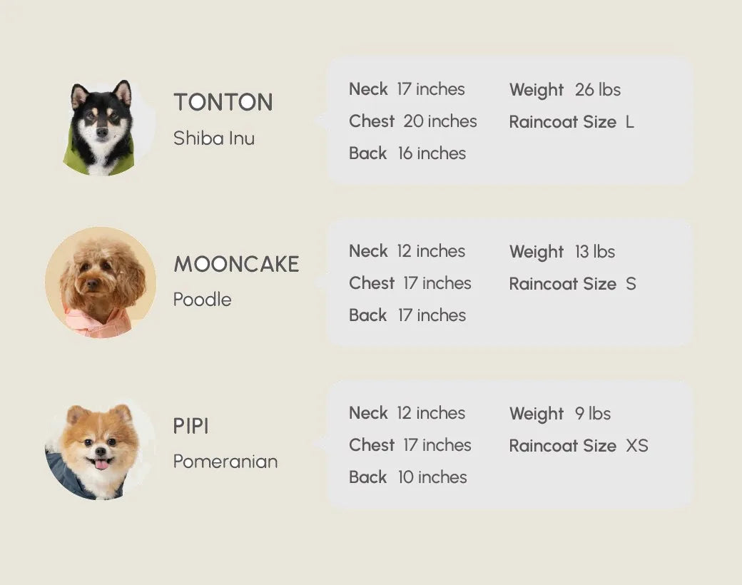 Bright orange Bowery Raincoat for dogs featuring water-repellent fabric, adjustable velcro, and logo snap closures.