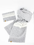 Cashmere Blend Scarf Sets for Pets and Their Humans – Heather Grey