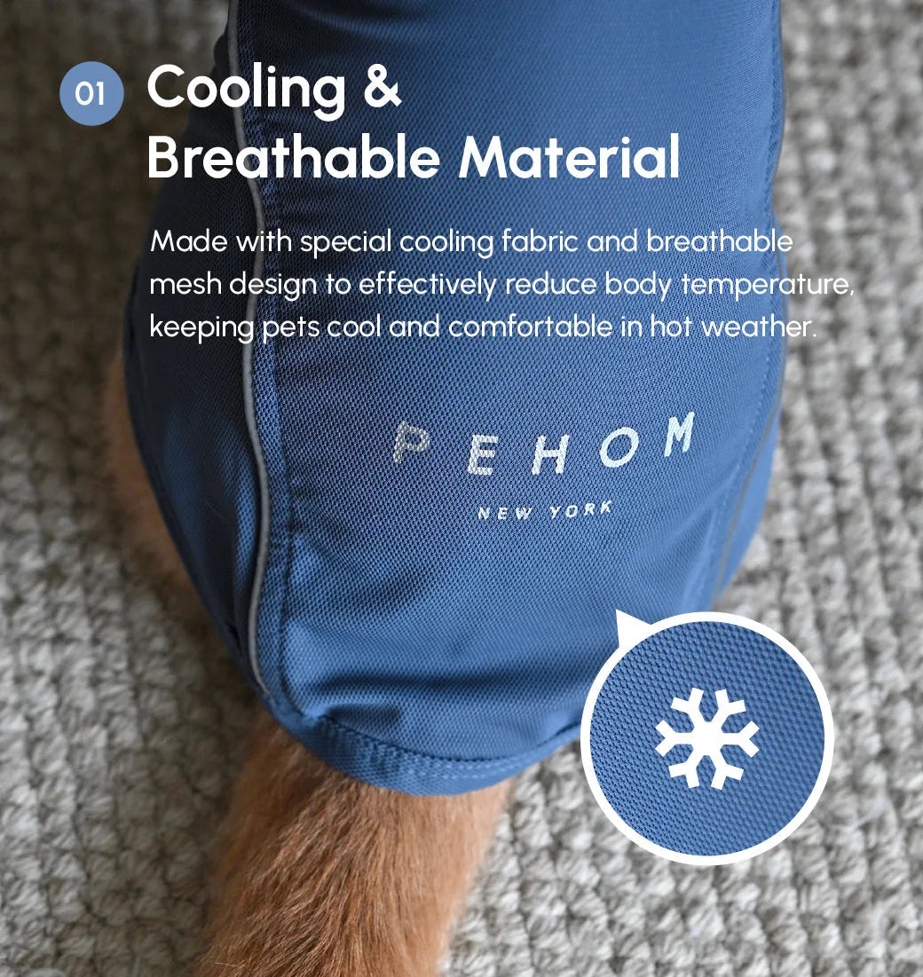 Lightweight green dog vest shirt featuring breathable mesh and adjustable straps for comfort and visibility during outdoor...