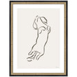 Dachshund Dog by Gabrielly Guedes Framed Wall Art Print
