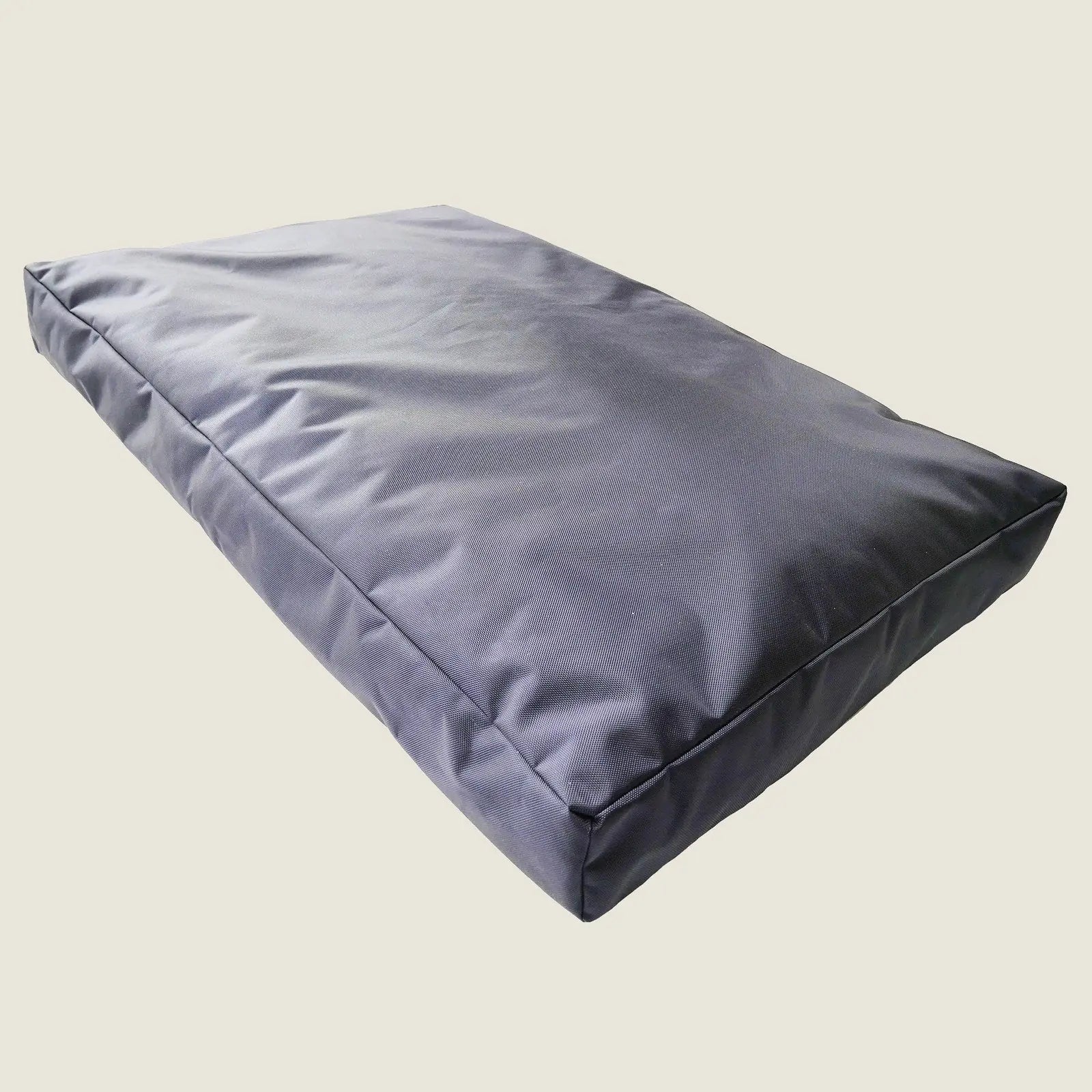 Durable black orthopedic dog bed made from rugged 1680D Nylon Ballistic fabric, designed for comfort and stability.