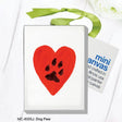 Dog Paw, Mini Canvas (MC-8355J) by Printed Canvas
