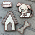 Dog Wood Magnet Set by Homestead Customs