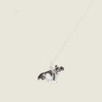Enamel Dog Pendant Necklace by Madeline Love