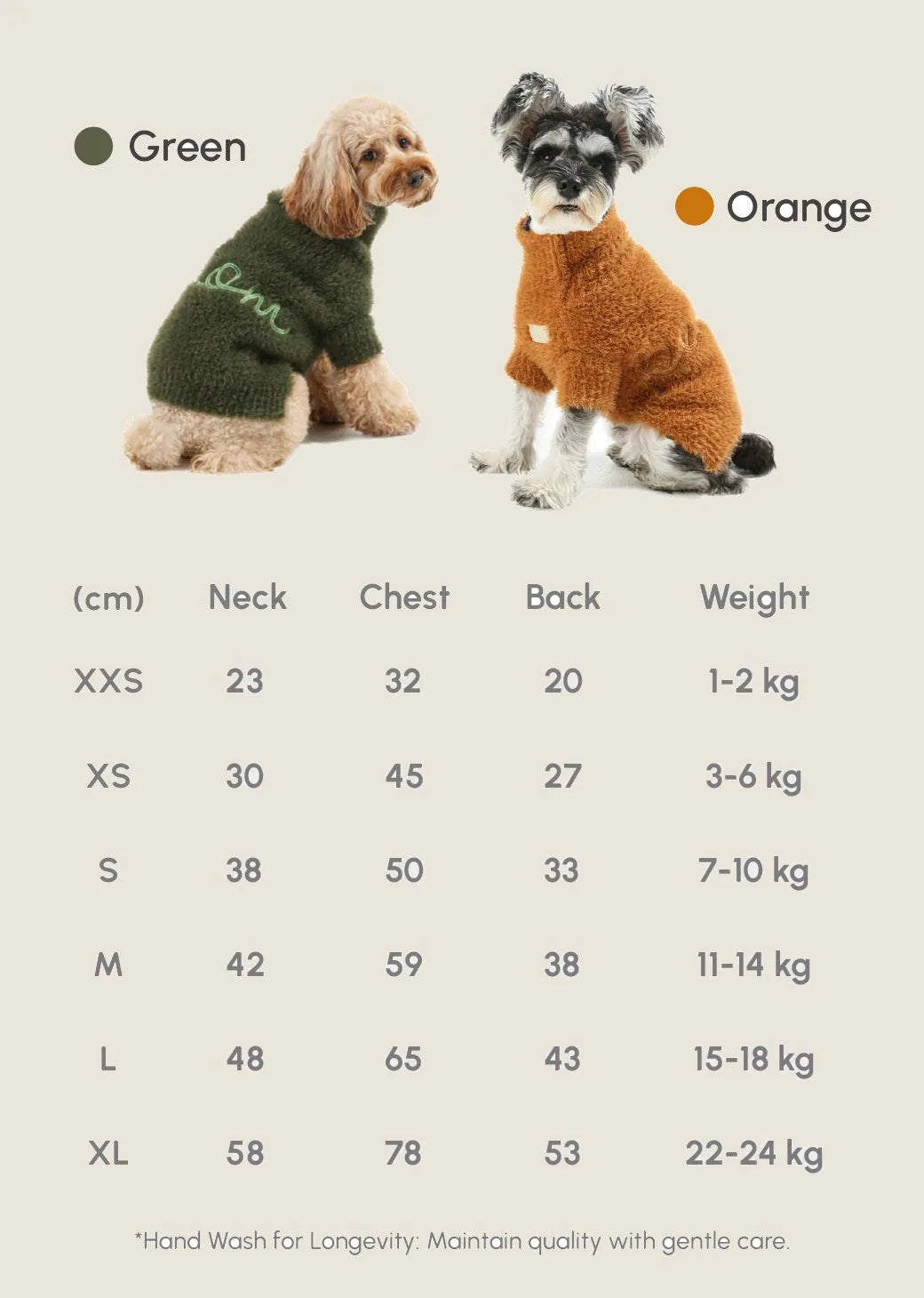 Cozy orange Eskimo fuzzy sweater for dogs, crafted from breathable acrylic, perfect for chilly outdoor adventures.