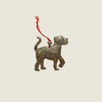 Happy Dog Ornament- Gold by Papillon Marketplace Online