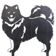 Keeshond Metal Silhouette by My Metal Rescue