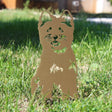 Limited Edition Gold Cairn Terrier Metal Silhouette by My Metal Rescue