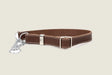 Martingale Chocolate Leather Dog Collar by Euro-Dog Collars and Leads