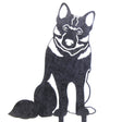 Norwegian Elkhound Metal Silhouette by My Metal Rescue