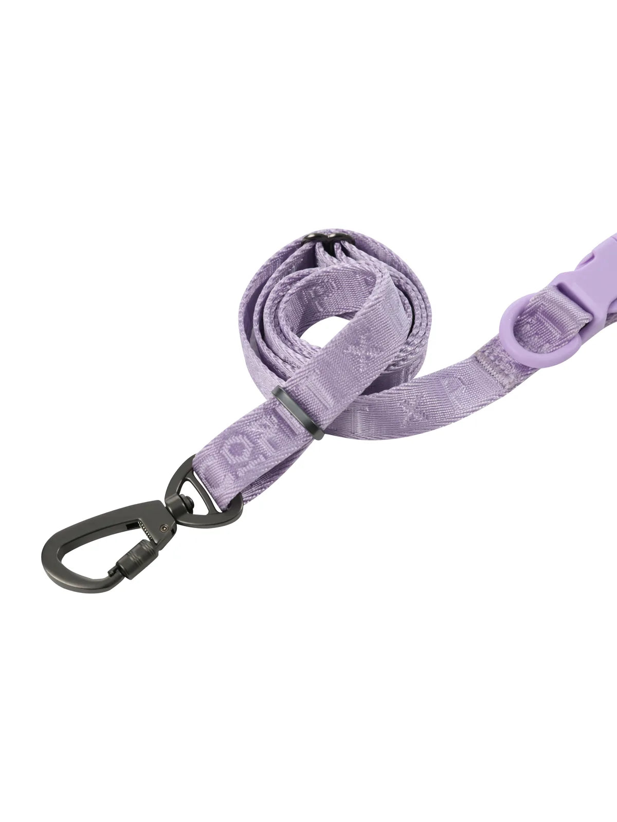 Padded active dog leash in mint purple with reinforced stitching, featuring a durable safety hook and soft handle.