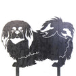 Pekingese Metal Silhouette by My Metal Rescue