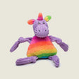 Rainbow Unicorn Knottie® Plush Dog Toy