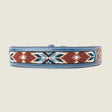 Running Free Beaded Heritage Dog Collar in Brown