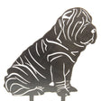 Shar Pei Metal Silhouette by My Metal Rescue
