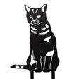 Shorthair Tabby Metal Silhouette by My Metal Rescue