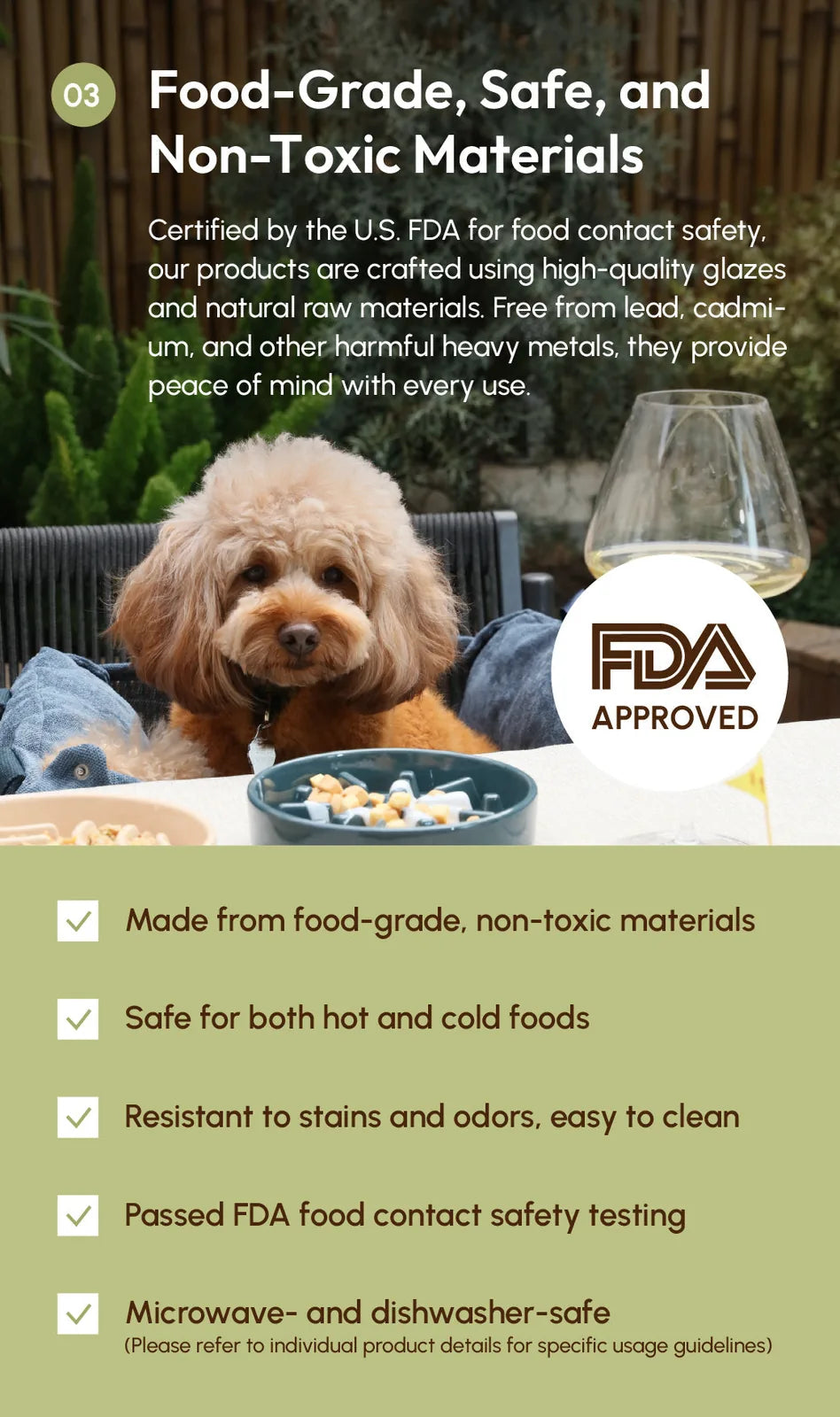 Food-grade teal slow feeder dog bowl with raised design, ideal for encouraging slower eating and better digestion.