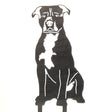 Staffordshire Bull Terrier Metal Silhouette by My Metal Rescue