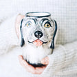 Stoneware Dog Mug by Upavim Crafts