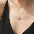 Treasure - Memorial Necklace for Human Ashes - Gold